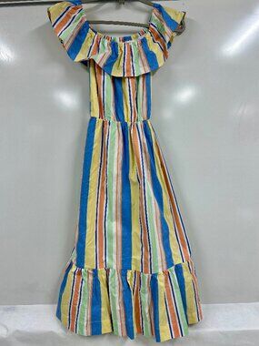 Draper Jame Cotton Off Shoulder Midi Dress Small NWT Cottagecore Preppy Southern